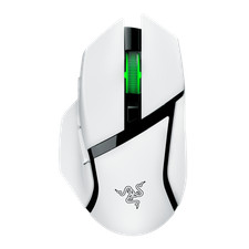 Basilisk V3 X Hyperspeed RBG Optical Bluetooth Mice, White