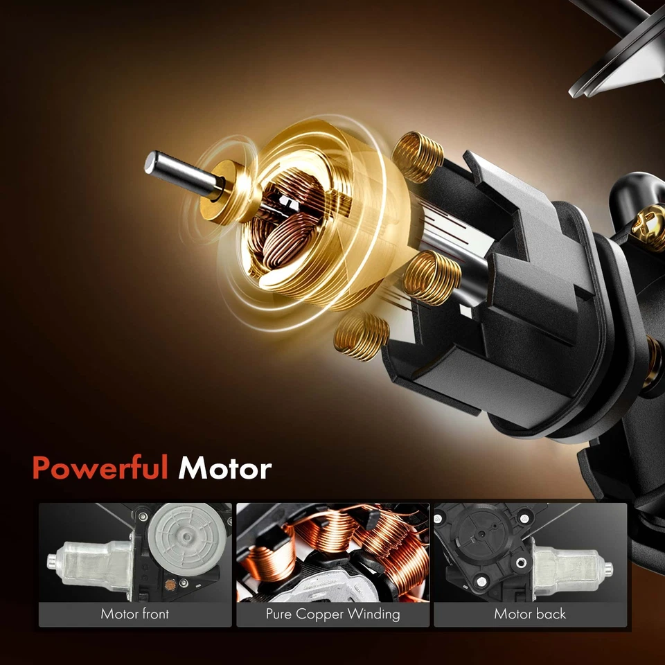 Regulador de ventana eléctrica lateral izquierdo trasero con conjunto de motor para Acura TLX 2021-2025 Foto 4 de 4