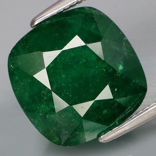 6.36Ct.Best Color! Natural BIG Top Green Tsavorite Loose Gemstone Kenya