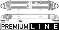 Mahle LadeluftküHler Premium Line CI 356 000P FüR Mercedes Klasse Model S204 SLK
