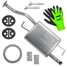 Endtopf Auspuff für Toyota Corolla 9 IX E12 Limousine, Kombi 1.4 1.6 (01-04)