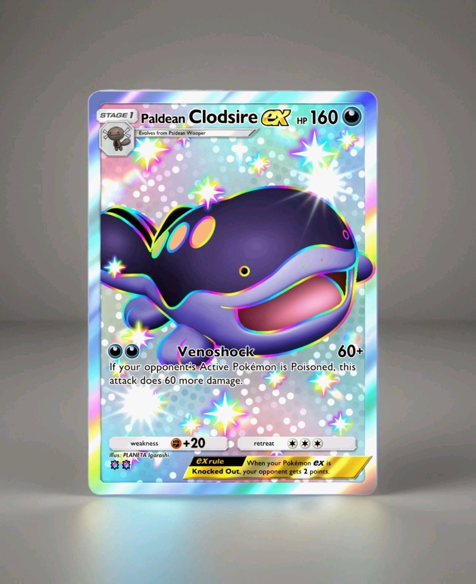 PALDEAN CLODSIRE EX HOLO FULL ART POKEMON TCG POCKET READ DESCRIPTION | eBay PALDEAN CLODSIRE EX HOLO FULL ART POKEMON TCG POCKET READ DESCRIPTION | eBay