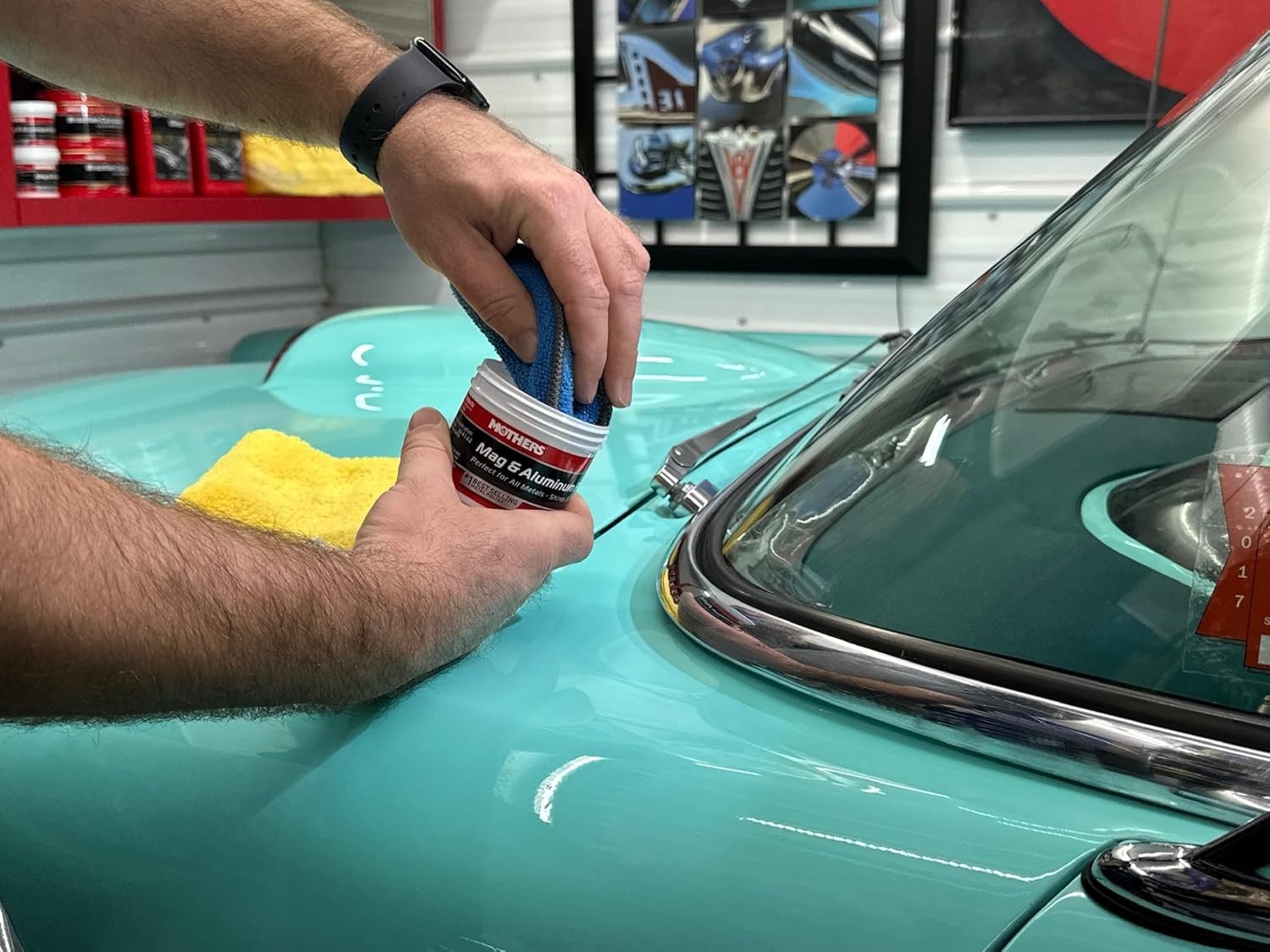 Mothers 05100 Mag & Aluminum Polish Metal Cleaner for Wheels & Accessories, 5 oz