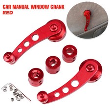 Pair Car Manual Window Winder Crank Door Handle Knob Fits 1984-2000 Honda Civic