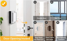 Home Security Door Lock for Kids Safety, Childproof Reinforcement Latch for F...