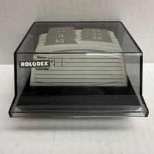 Vintage Rolodex S-300C Petite Card File Organizer USA Office Desk Address Phone
