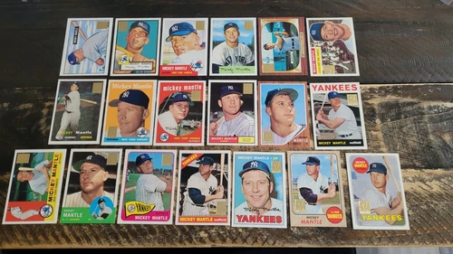 1996 Topps Mickey Mantle Commemorative Set 19/19 NR-MT Insert Set