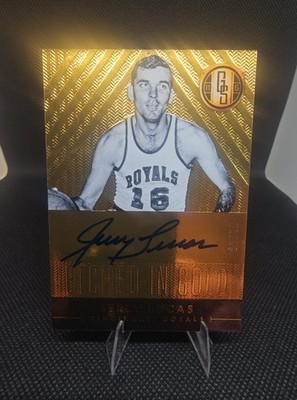 2015 Panini Gold Standard Jerry Lucas Gold Itched In Gold #15 40/60 AUTO