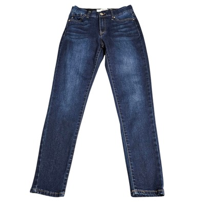 KanCan Womens Size 26 US 5 Laurielle High Rise Ankle Skinny Jeans Dark Blue