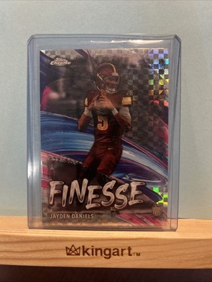 2024 Topps Chrome - Finesse Jayden Daniels #F-3 X-Fractor (RC)