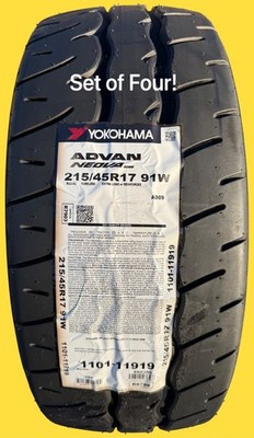 FOUR BRAND NEW 215/45R17 91W Yokohama ADVAN NEOVA AD09 Tires 2154517 215/45ZR17
