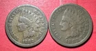 1882 & 1883 US Indian Head Cent! Both Good! Set of 2! Old US Coin!