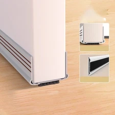 Door Sealing Strip 93CM Flexible Anti Collision and Soundproof Bottom Seal