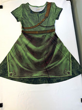 Nintendo Legend of Zelda Link Costume Dress Size M Green/Brown Stretch