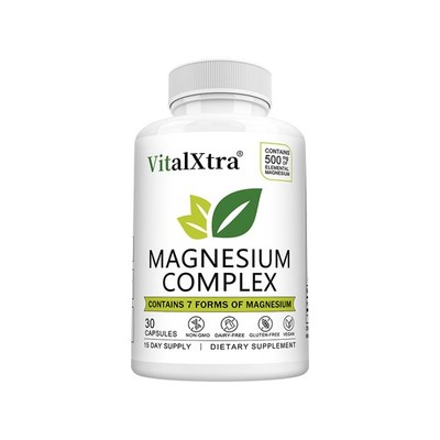 Magnesium 7-in-1 Complex-Support Natural Mood Balance&Overall Wellness 30~120Cap