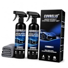 3-in-1 Car Detailer, Ceramic Spray Coating, High Shine Car Wax Waterless 2PCS