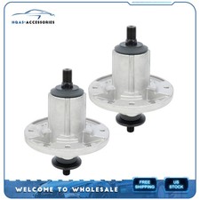 2 MOWER DECK SPINDLE For JOHN DEERE AM143469 AM136733 X300 X304 X300R Z225 Z245