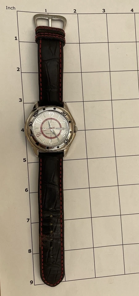 Pulseira de couro para relógio de prata esterlina Ecclissi 23576 - Imagem 4 de 4