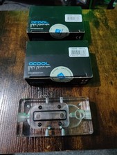 Custom Dual DC-LT Pump Top  Two Alphacool DC-LT 2600 Pumps, Open Box Never Used