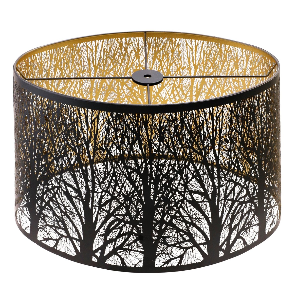 NATALDESIGN×HALFTRACKPRODUCTS LAMPSHADE Large Lampshade Oval Etched Forest(14+8.5)×(16+10.5)×9.5