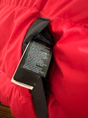Original The North Face Down Nuptse 1996 Jacke rot/schwarz Large (L) - Bild 6 von 10