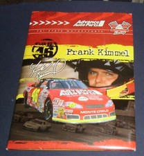 2001 Frank Kimmel Advance Auto Parts Pork Racing #46 Press Kit