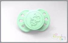 Honeybug PREEMIE Magnetic Pacifier reborn art doll MINTY pastel mint green