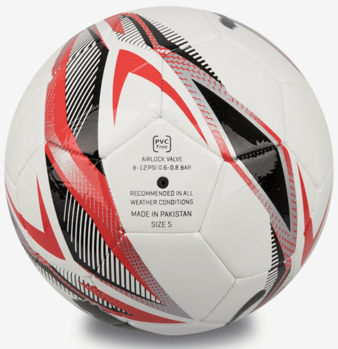 PUMA Football Play Big Cat Soccer Ball White Red Training GYM