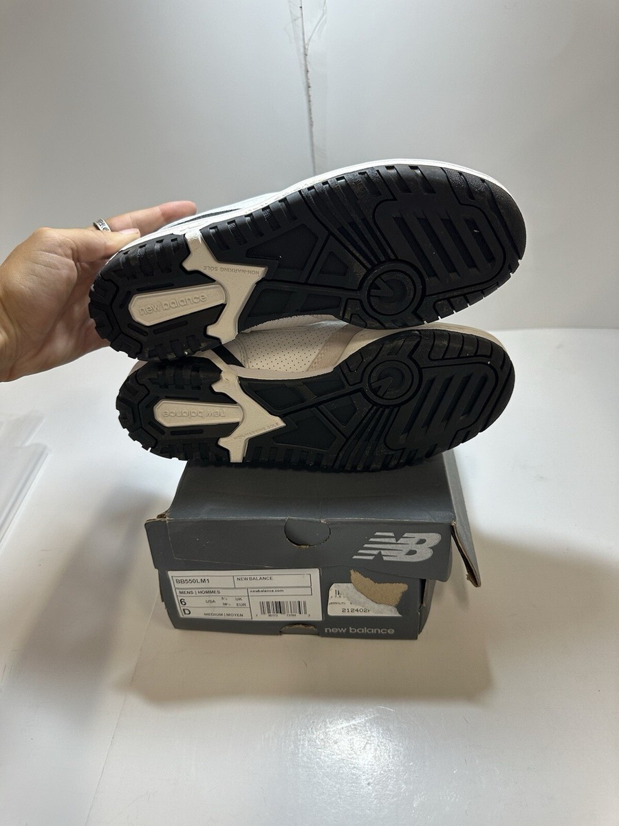 New balance ☆ BB550LM1 ‘Black’ TRIED ON New Balance 550 'Sea Salt Black' BB550LM1 Size 6 OG