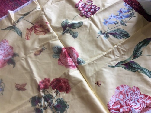 Stroheim and Romann Cotton Screen Printed Fabric *SUZANNAH* -2 yrds - Picture 6 of 10