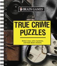 Brain Games True Crime Puzzles - Spiral-bound - VERY GOOD