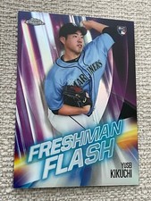 2019 TOPPS CHROME BASEBALL YUSEI KIKUCHI FRESHMAN FLASH ROOKIE CARD Mariners