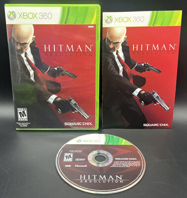 Hitman: Absolution (Microsoft Xbox 360, 2012) Complete With Manual