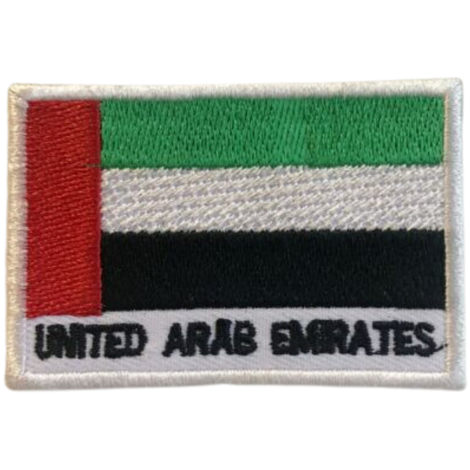 UAE Flag Iron On Embroidery Patch for Jackets & Clothing