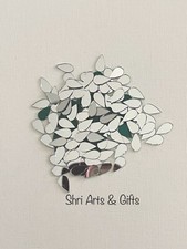 Teardrop Shape Craft Mirrors 100 Pcs 10x16 Mm Almond Shaped Mirror Mosaic Tiles