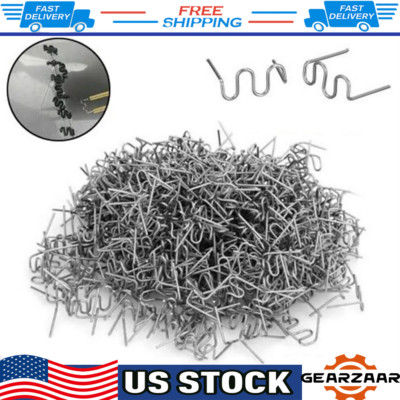 500PCS Hot Stapler Staples Repair Set For Plastic Welder Gun Car Bumper Fender