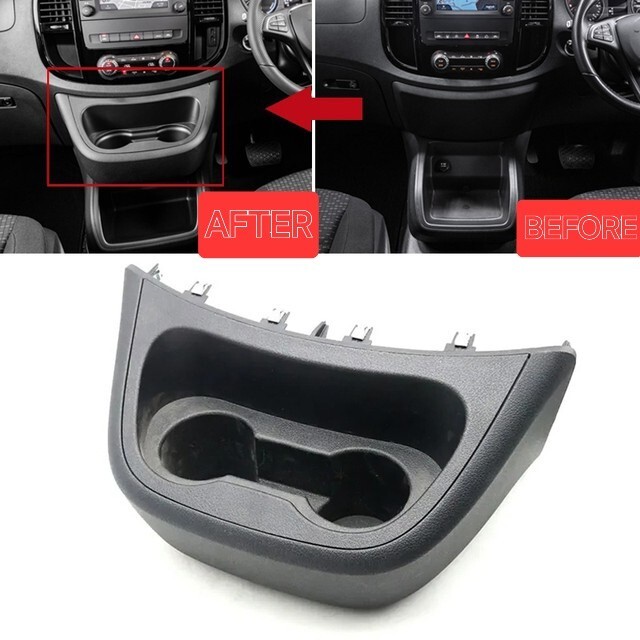 Mercedes Vito Metris W447 Centre Console Cup Holder Kit Frame
