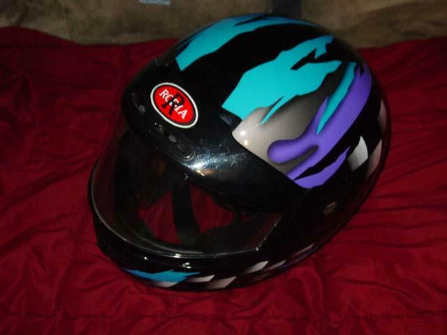 RODIA RACING : FULL FACE MOTORCYCLE RACING STREET BIKE HELMET (XL 61-62)