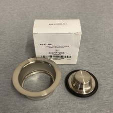 3-1/2" Kitchen Sink Basket Strainer/Garbage Disposal Flange - Brushed Nickel