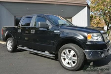 EOS Visors For 04-08 Ford F-150 Crew Cab IN-CHANNEL Side Window Rain Deflectors