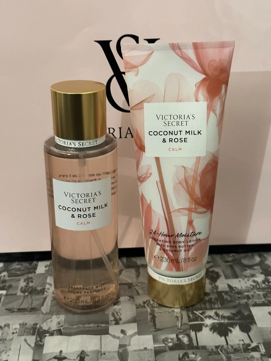 Victoria's Secret Coconut Milk & Rose by Victoria's Secret Fragrance Mist Spray 8.4 oz