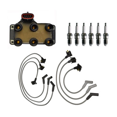 Denso Ignition Coil Wire Set 6 UGroove Spark Plugs Kit For Ford Windstar 3.8L V6