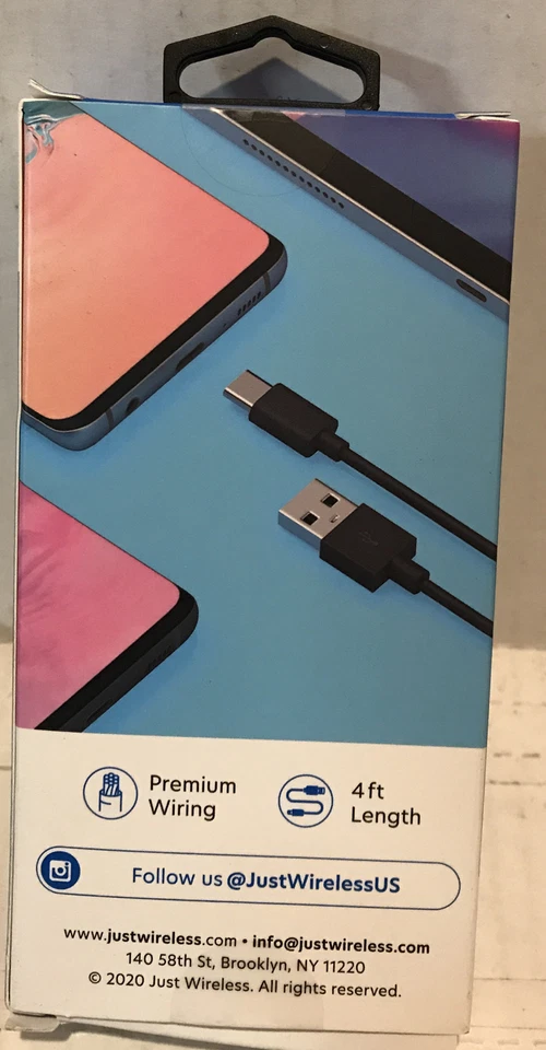 🌍 Cable de carga USB-C 4’ solo inalámbrico. Caja abierta!!️ Foto 2 de 3