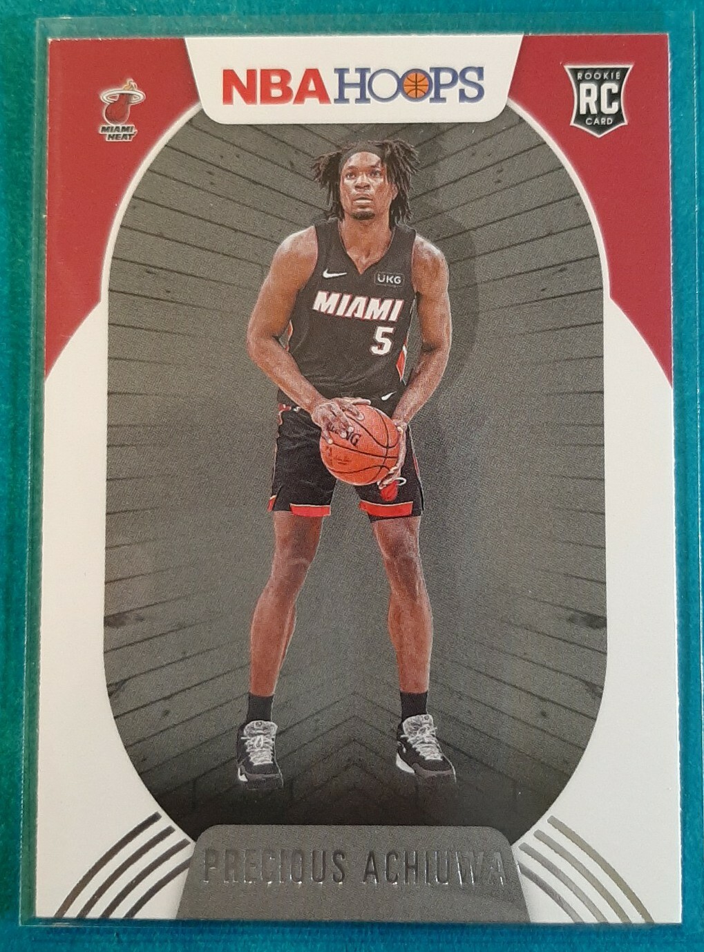 2020-21 NBA HOOPS PRECIOUS ACHIUWA ROOKIE #210 MIAMI HEAT