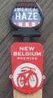 Fat Tire American Haze New Belgium Brew Beer Tap Handle Metal Bar Tapper Barware — photo 2