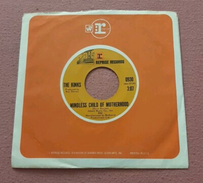 The Kinks 45 Lola / Mindless Child of Motherhood Reprise 0930 vg+