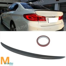 MP Style Carbon Fiber Look Rear Trunk Spoiler Lip For BMW 5 Series G30 Sedan 17+
