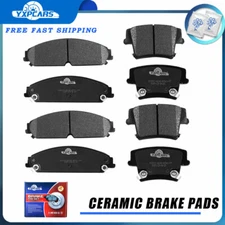 For Chrysler 300 Dodge Charger Challenger Front & Rear Ceramic Brake Pads