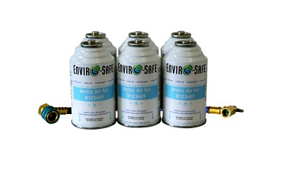 Arctic Air Refrigerant Additive Enviro-Safe R-1234YF Refrigerant Support / Arctic Air - 6 Can Pack (Part# 2091) R1234yf Refrigerant Support - Foto 8