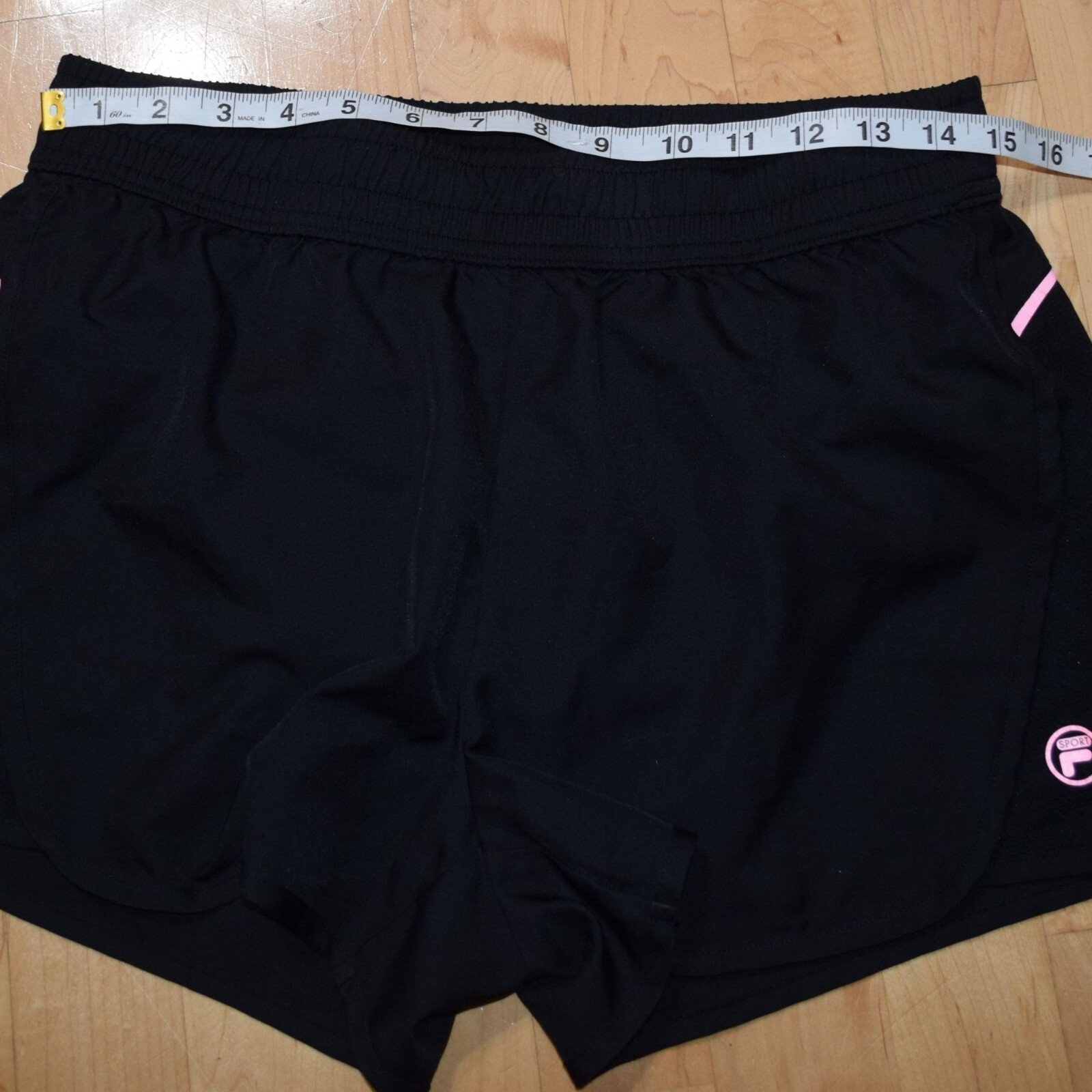 FILA SPORT pantaloncino donna taglia M corsa atletica con fodera corta
